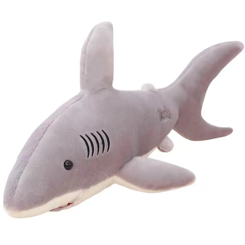 50-130cm Plush Sharks Toys Stuffed Animals Simulation Sea Animal Doll Pillows Cushion Kids For Children Birthday Gifts