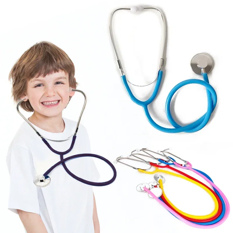 Imitation Plastic Stethoscope Toy para Crianças, Simulação Brinquedo do médico, Família, Jogos Pai-Filho, Acessórios