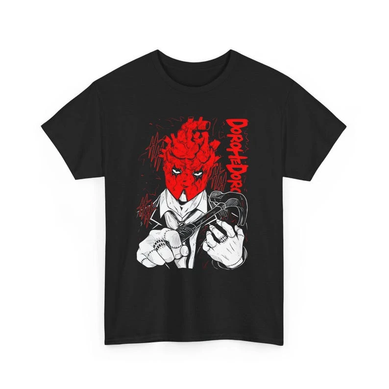 Dorohedoro T-shirt Vintage Loose Oversized Unisex Print T-shirts Men Women Clothing Summer Trendy Cotton high quality Breathable