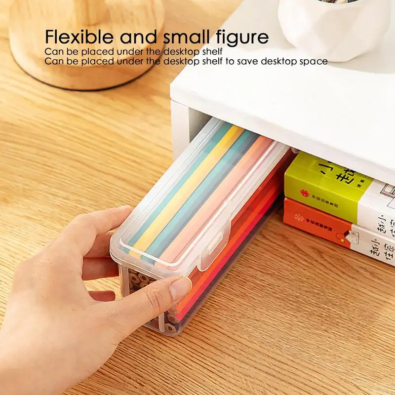 Etui Box Clear Craft Naaibenodigdheden Opslag Bureau Dispensers Stevige Organizer Voor Briefpapier Potloodhouders Pen