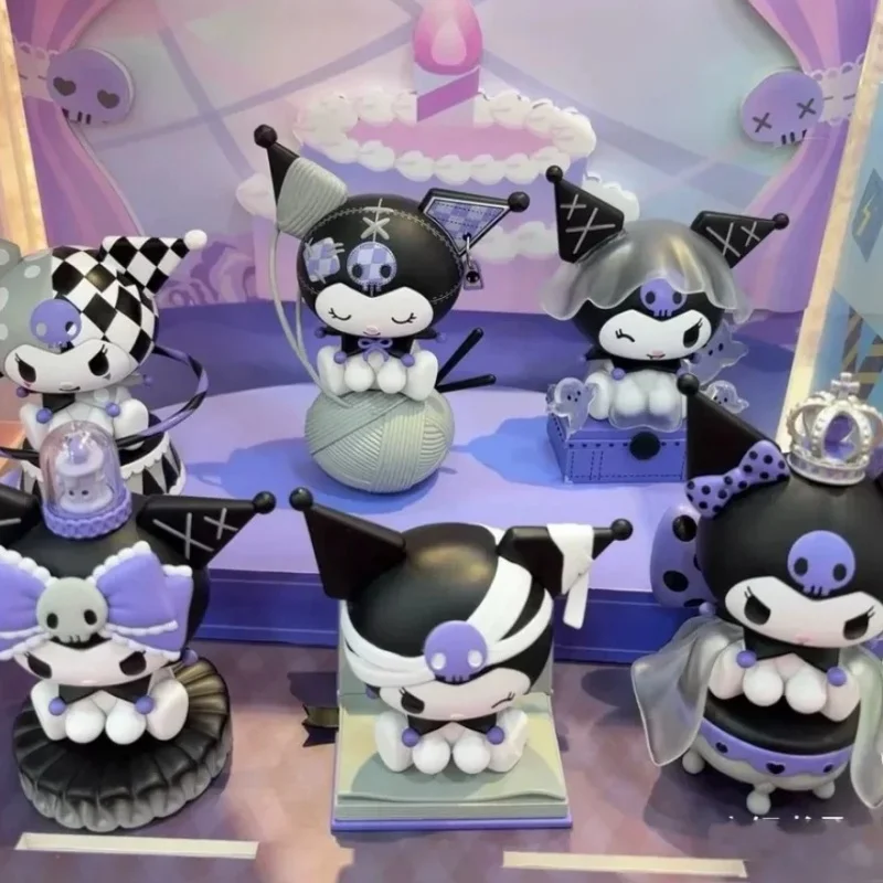 

Genuine Sanrio Dark Night Story Series Blind Box Sanrio Ornament Figurine Doll Gift Trendy Toys Ornaments Mysterious Box Glue