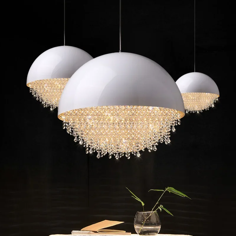 

Современная светодиодная хрустальная люстра для выставочного зала, столовой, гостиной, спальни, гостиной, дома, роскошная хрустальная декоративная лампа