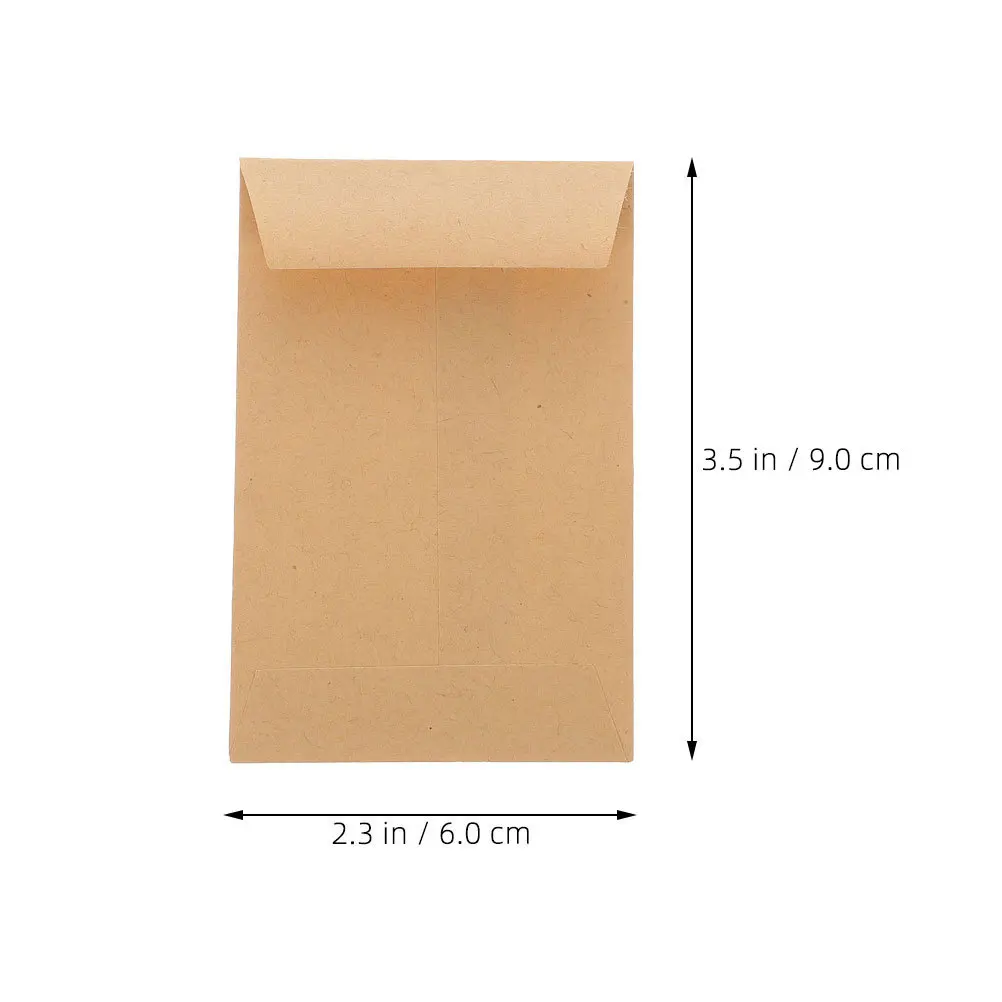 50 шт., конверты для упаковки семян, крафт-бумага, самозапечатывающаяся, влагостойкая для хранения семян, небольшая организация, мини-конверты