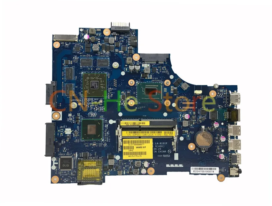 FOR Dell Inspiron 3521 5521 Laptop Motherboard CN-00P55V 00P55V 0P55V VAW01 LA-9101P I7-3537U HD 8730M Test work