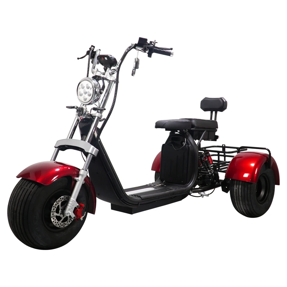 

3 Wheel Citycoco 2000W EU Warehouse EEC COC 1500w 2000w 60V Fat Tire Electric Scooter Citycoco
