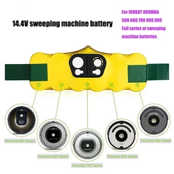 14.4V 3000mAh 4500mAh 6000mAh Sweeper Battery, for the full range of iRobot sweepers,For iRobot 770 860 620 780 880 870,ect