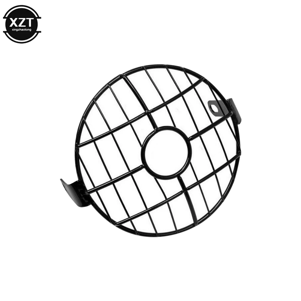 Scooter Extension Headlamp Bracket Motorcycle Headlight Fog Lamp Guard Grille Cover Case Easy to Install