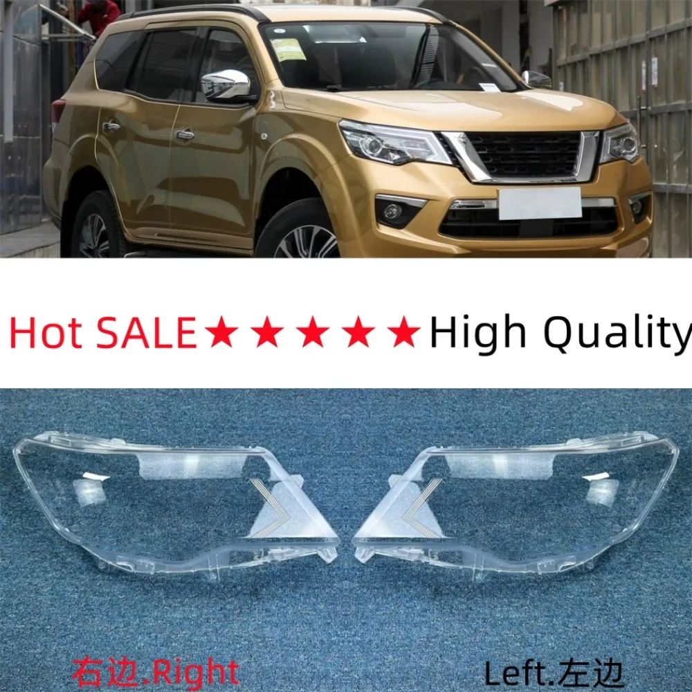 For Nissan Terra 2018 2019 2020 Year Front Headlight Cover Transparent Lampshade Headlamp Lens Shell Body Kit Accessories view 2