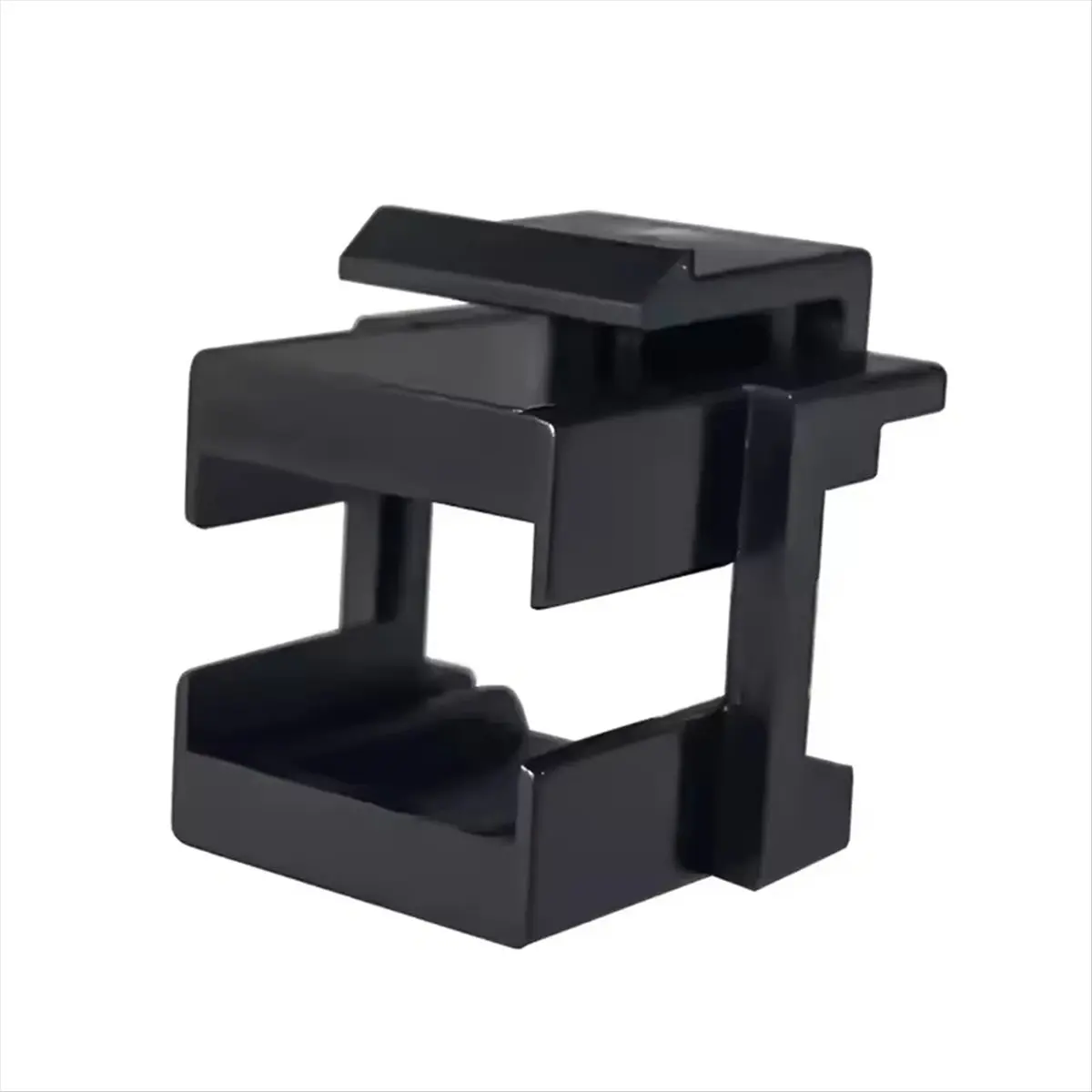 A99X 50pcs RJ45 Jack Coupler Wall Plate Patch Panel Blind Plate for RJ 45 Frame RJ45 LC & SC Coupler Black