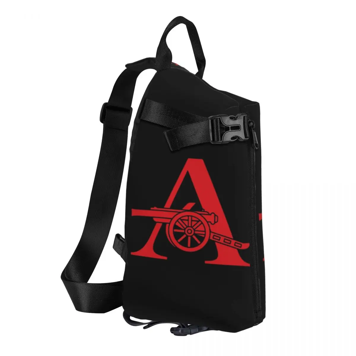 Arsenal A And Cannon Chest Bag Men Sling Crossbody Backpack Chest Bag Travel Hiking Daypack Shoulder Bag