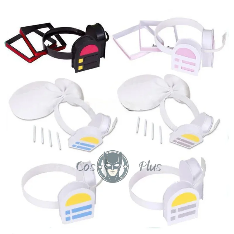 ميكو تأثيري خوذة أنيمي ميكو سماعة لعب الأدوار الدعائم الكرتون كرنفال حفلة كوس غطاء الرأس مرحلة الأداء