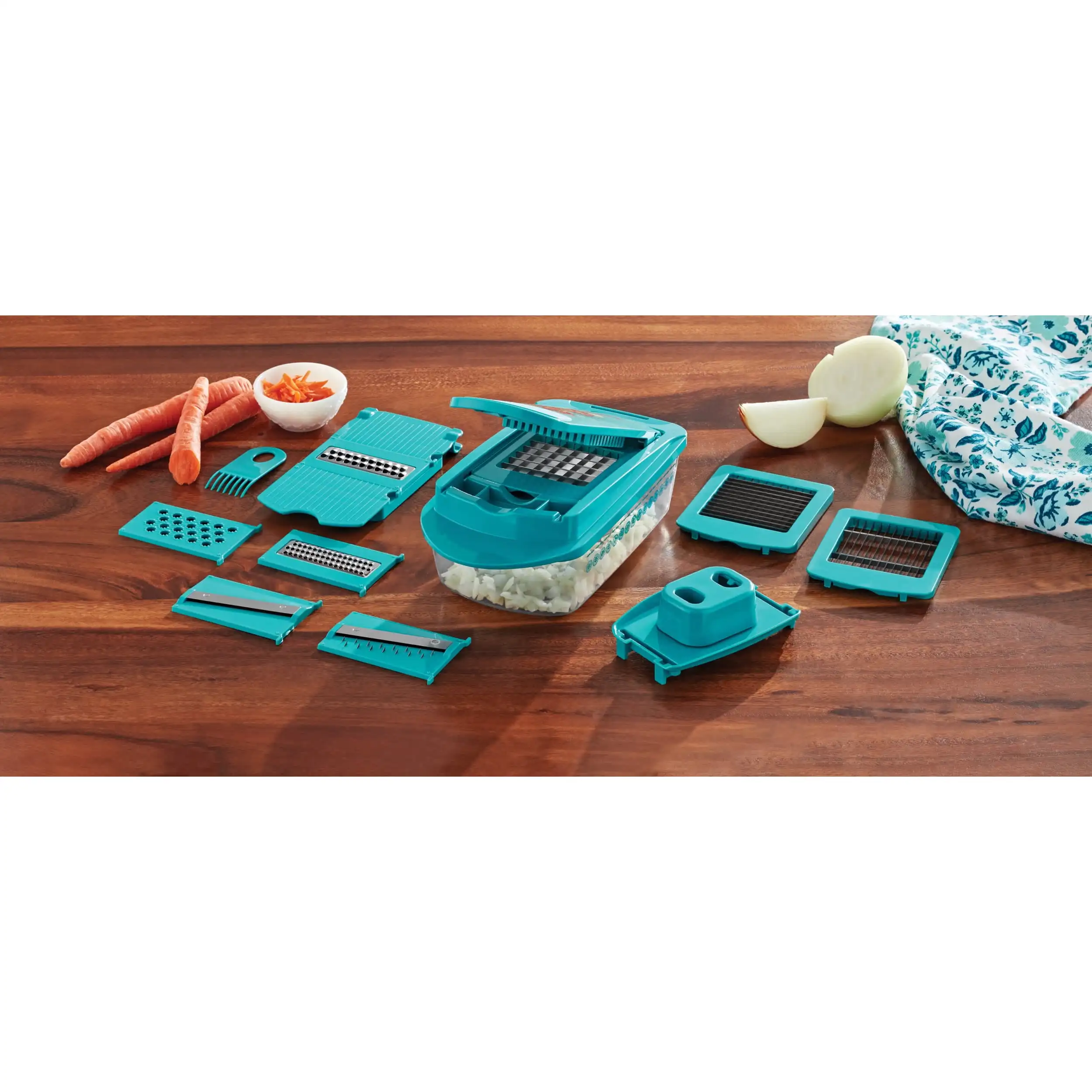 

Vintage Floral 8-in-1 Food Slicer and Chopper