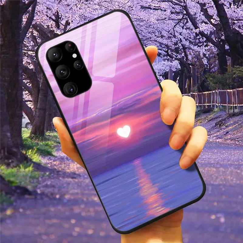 For Samsung S24 /S24 Plus /S24 Ultra 5G Case Tempered Glass Cover Bumper for Samsung Galaxy S24 Plus Ultra 5G Phone Shell S24 FE
