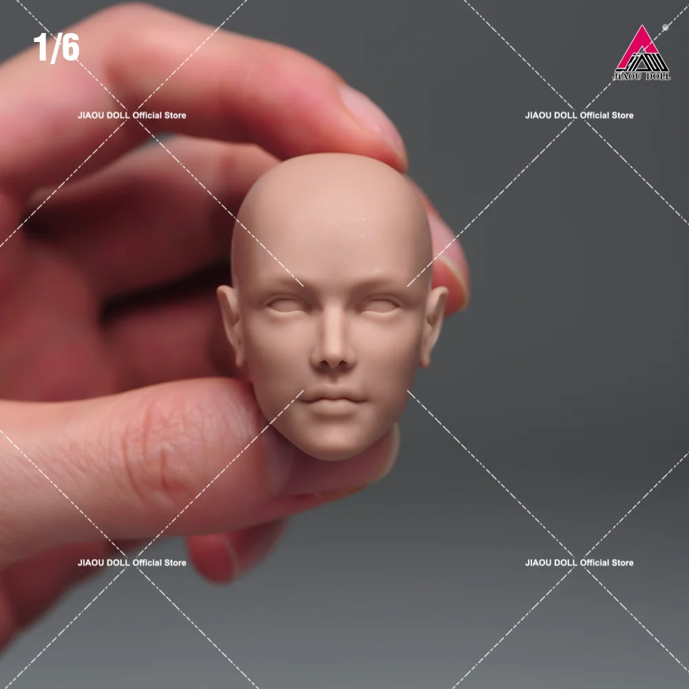 In Stock Unpainted 1/6 Head Sculpt Korea China American Character Carving Fit 12\'\' Male Female Soldier Action Figure Body Dolls