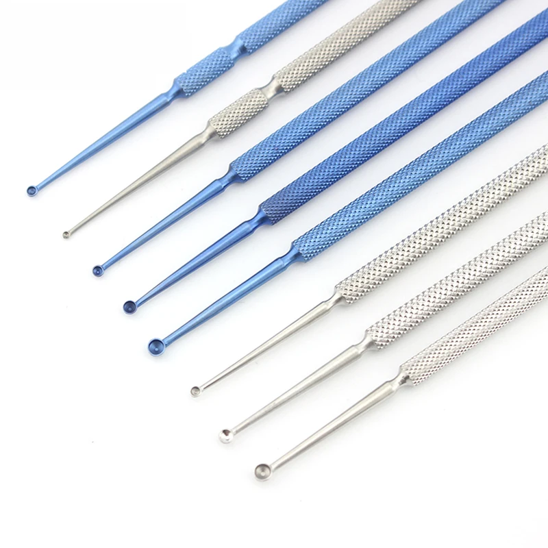 Titanium/Stainless Steel Forceps Chalazion Curette Micro ophthalmic Eye Surgical Instrument