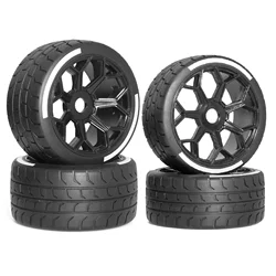 4pcs 53/107 42/100 Tire Tyre 17mm Wheel Hex for Arrma 1/7 Felony FSR Model GT FS RC Car Upgrade Parts Accessories