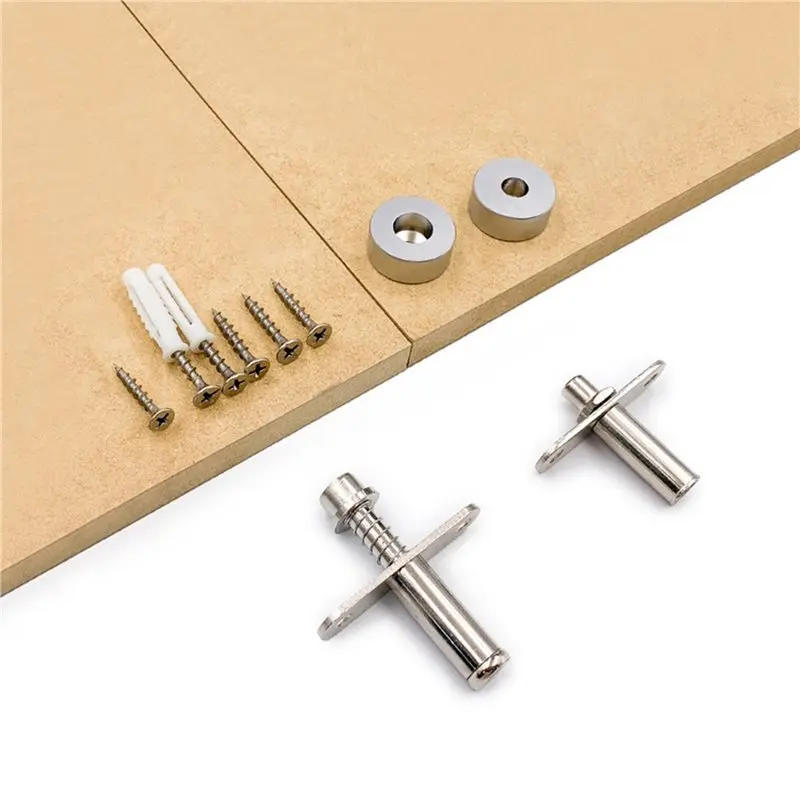 ABNL Grill Screen Partition Divider 360 Degrees Conceal Pivot Hinge Set For Wood Slats