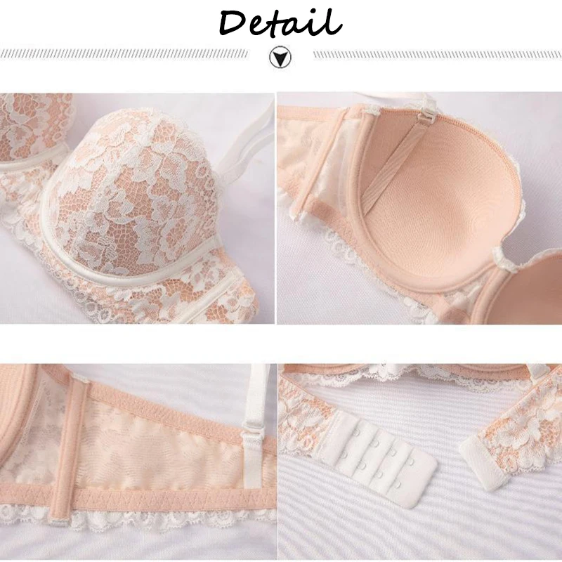 1PC Lace Sexy Bras for Women Breathable Underwear Gather Push Up Bra Lingerie Solid Color Seamless Bralette Women Lingerie 2023