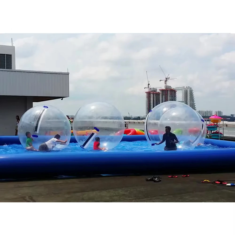 Water Play Equipment ball pool inflatable zorb ball pit for aqua bumper cars Sports Game