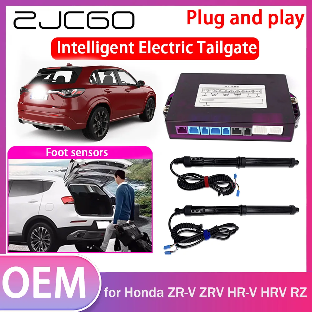 ZJCGO Electric Tailgate Lift Drive Trunk Opening Tail Gate Lift Soft Close Car Door for Honda ZR-V ZRV HR-V HRV RZ