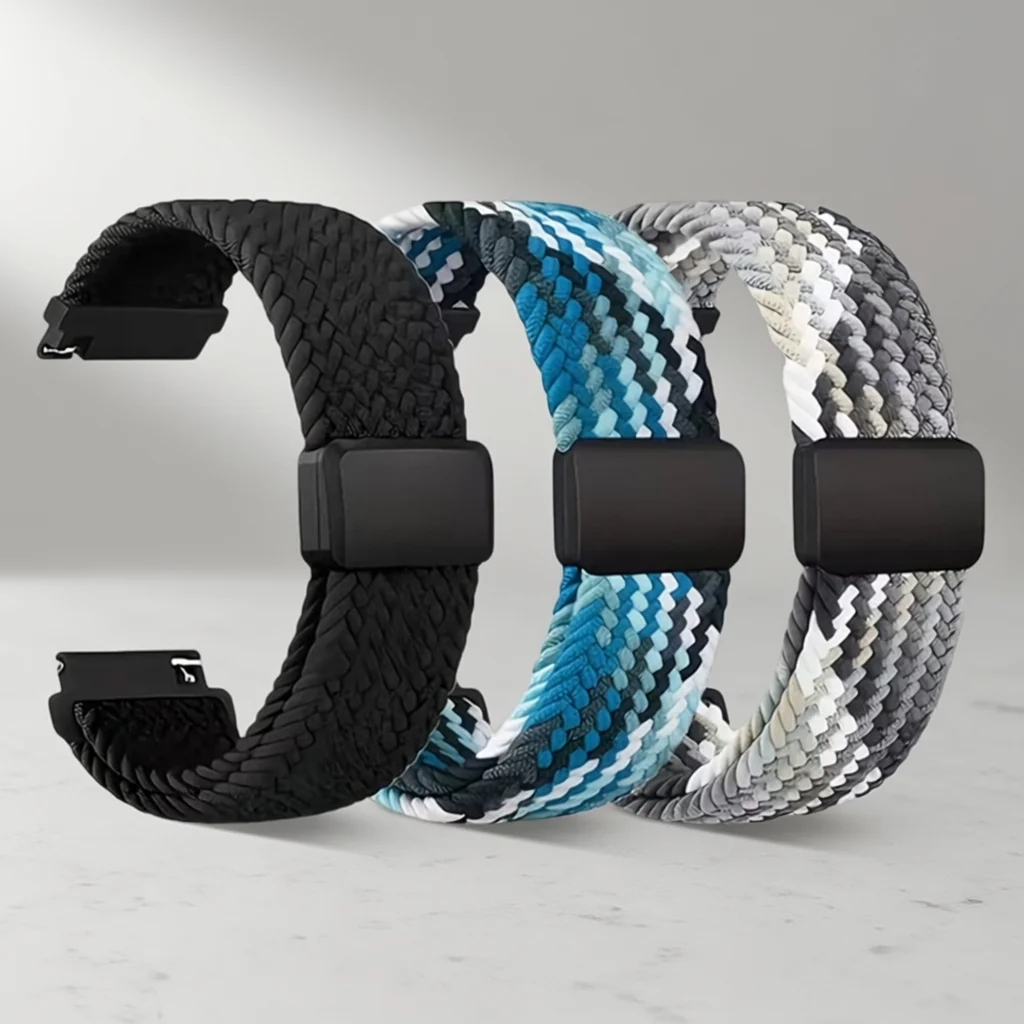 Watch Band 18mm20mm22mm Magnetic Quick Release Strap for Samsung Galaxy Watch7 6 5 4/Huawei Watch GT7 6 5 4/Garmin Watch 70/170