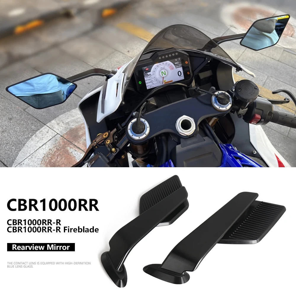 

Motorcycle CBR1000RR Fireblade Mirrors Modified Wind Wing Adjustable Rotating Rearview Mirror For Honda CBR1000RR CBR1000RR-R