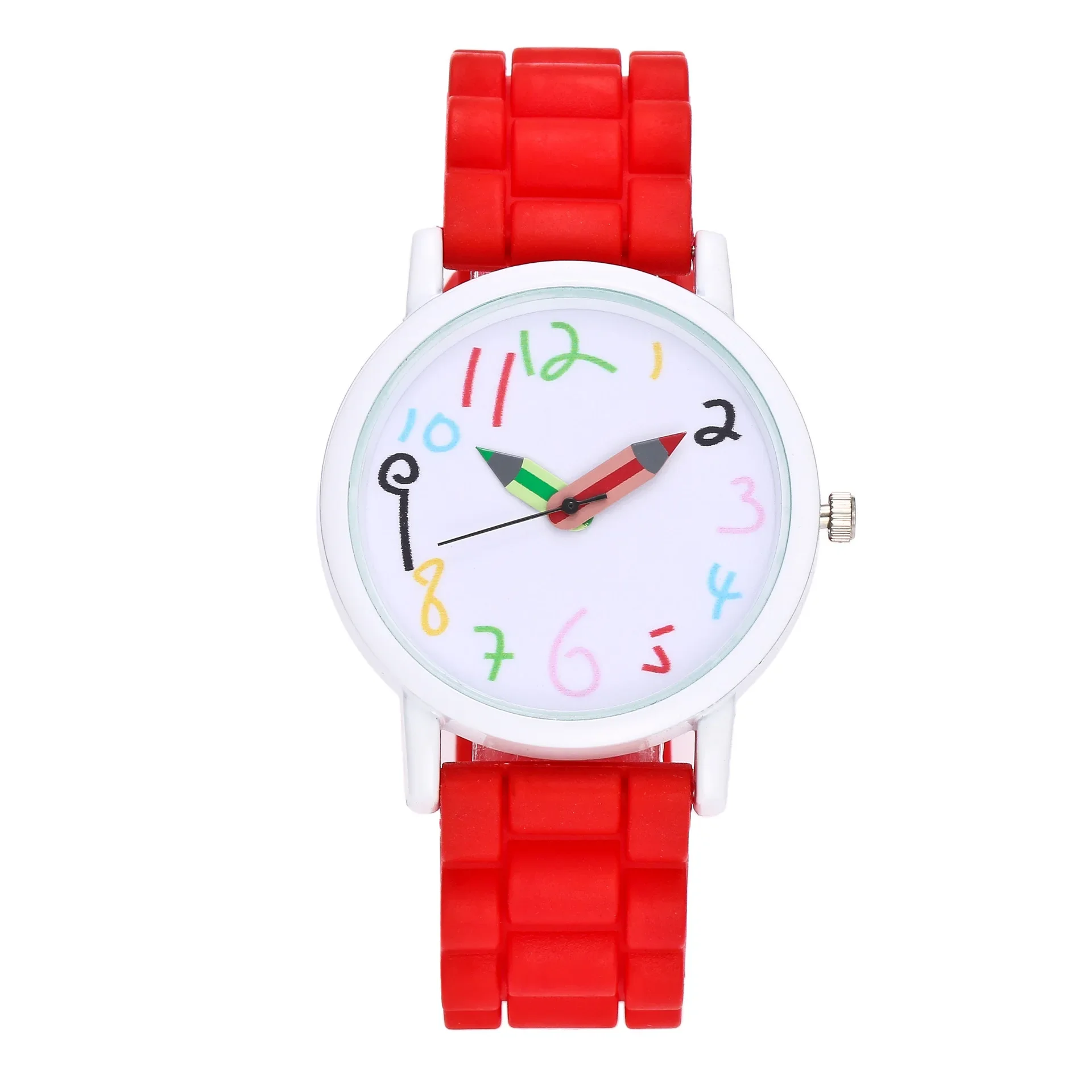 Children Watches Fashion Unisex Student Wristwatch for Kids Silicone Strap Analog Quartz Wrist Watch Child Birthday Gift