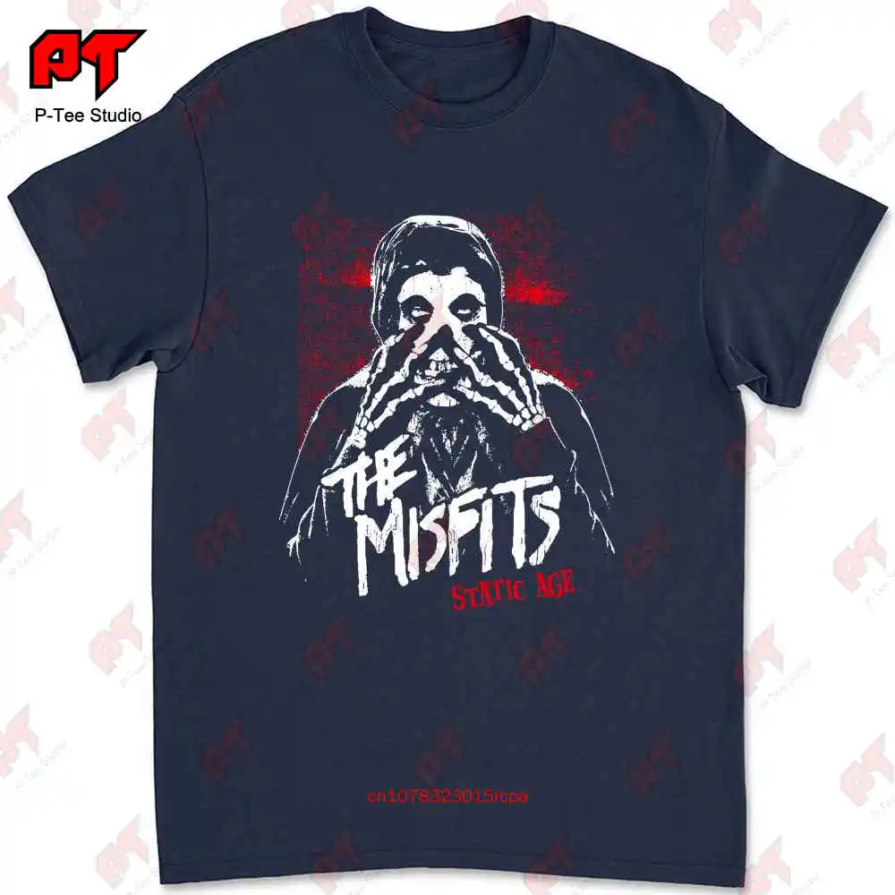 Misfits Static Age Crimson Ghost Hardcore Punk Glenn Danzig Samhain Doyle T-shirt U75Q