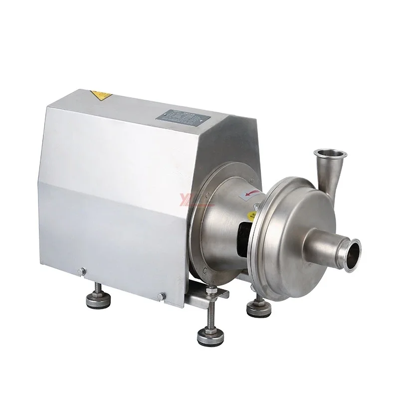 DIN SMS Connect Hygienic food grade Stainless Steel ss 304 316L transfer Tri Clamp Vacuum sanitary negative pressure pump