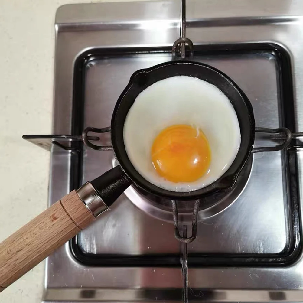 

Mini Frying Pan Cast Iron Non-stick Egg Cooking Family Granite Omelette Kitchen Tool Easy Clean Small Stove