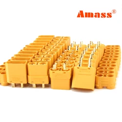 Amass 10 Pair XT90 Bullet Connectors maschio femmina Power Plugs Power RC LV Lipo Battery Motor
