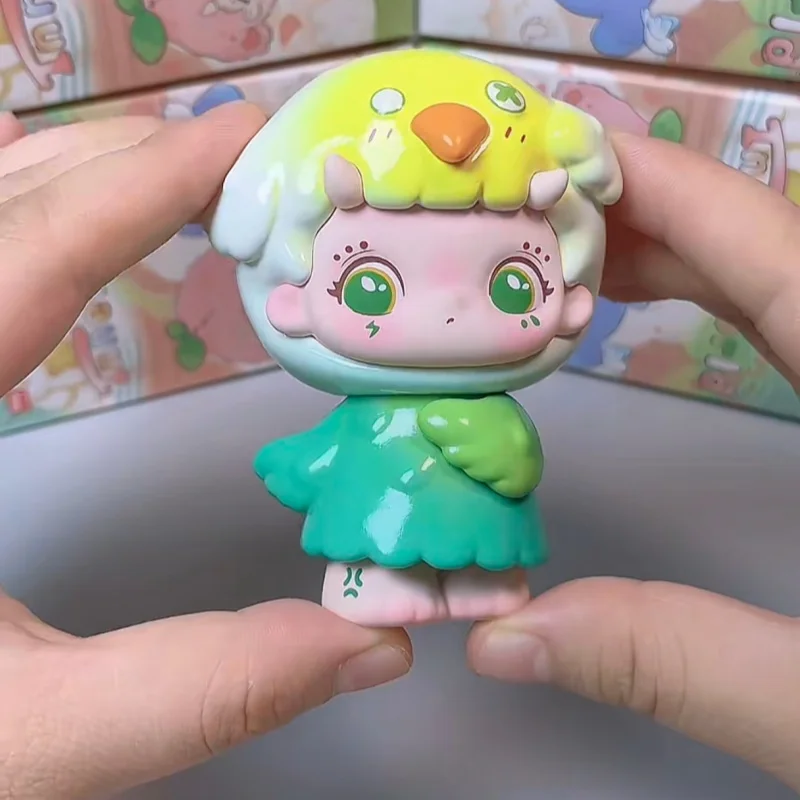 حقيقي Wiwi سلسلة العالم الداخلي صندوق أعمى صغير دمية لطيف لعبة عصرية هدية تزيين المنزل لفتاة صندوق غامض الشكل القابل للجمع