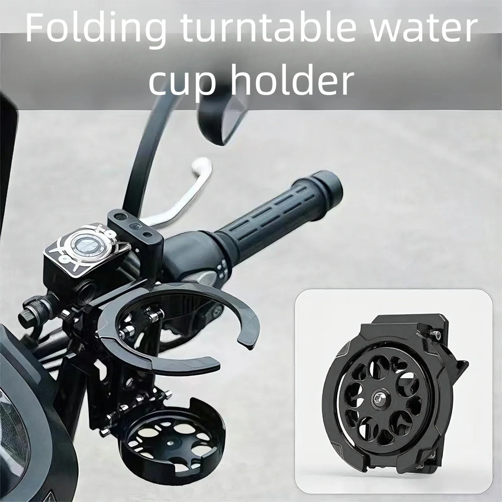 

Foldable Water Bottle Holder Folding Cup Holder for Beverage Bracket for Motorcycles and E-Bike