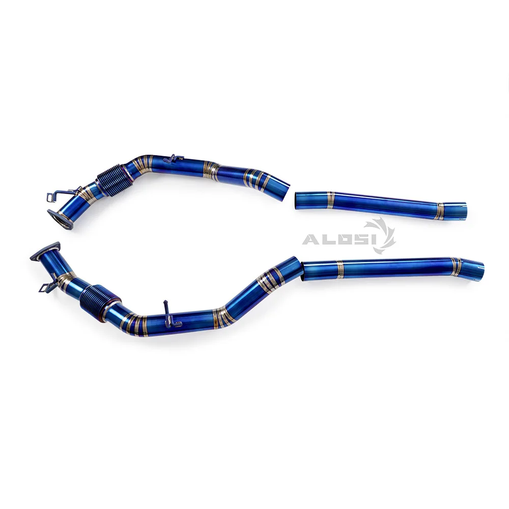 Suitable for Titanium Exhaust Front Tube Porsche Cayenne Turbo 4.0T 2020-2023 Young Quantitative