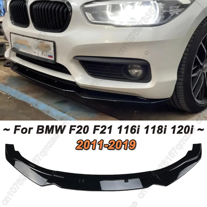 

3pcs Car Front Bumper Lip Diffuser Body Kits For BMW 1 Series F20 F21 116i 118i 120i 2011-2019 Spoiler Canard Splitter Bumper