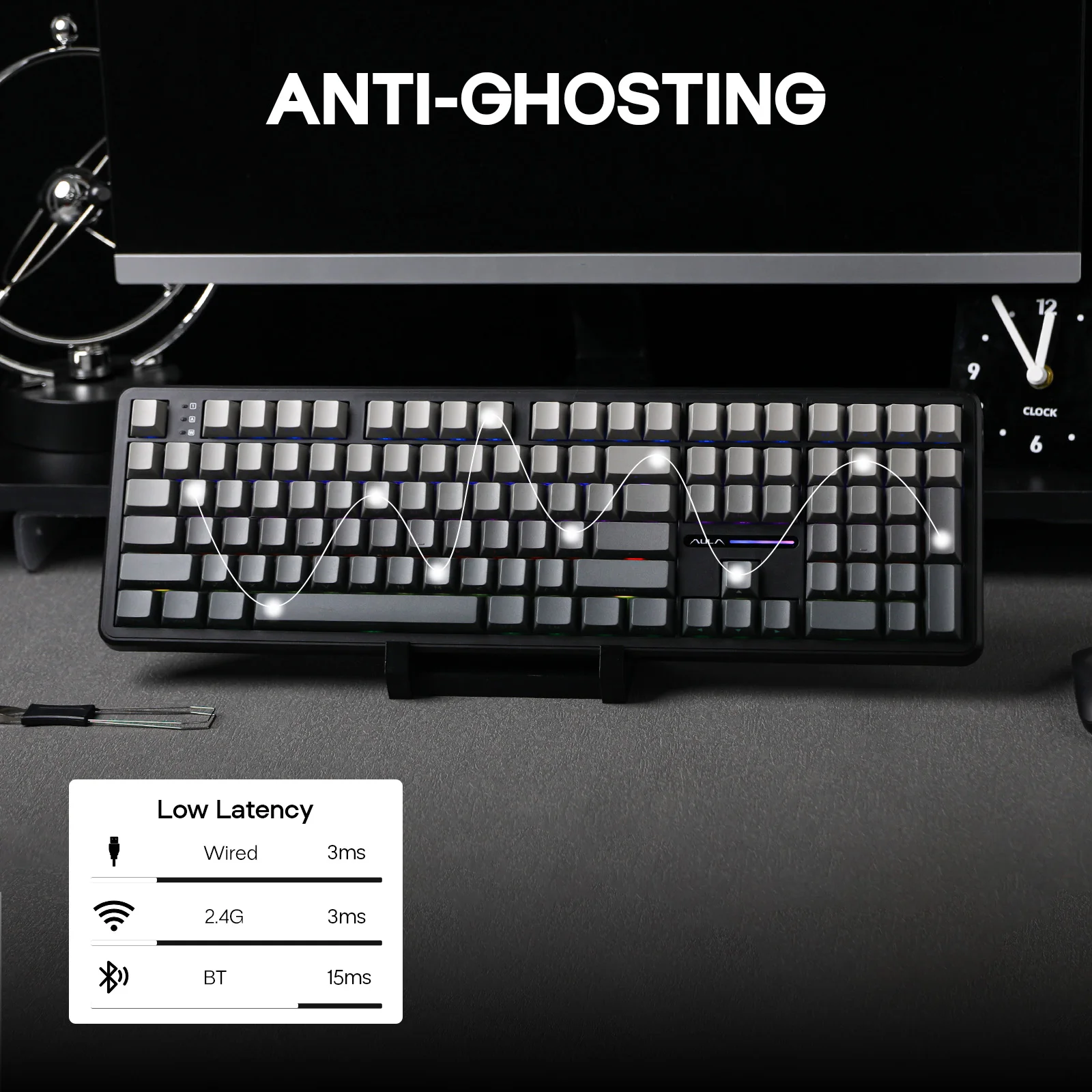 EPOMAKER x AULA F108 Mechanical Keyboard 100% ANSI RGB