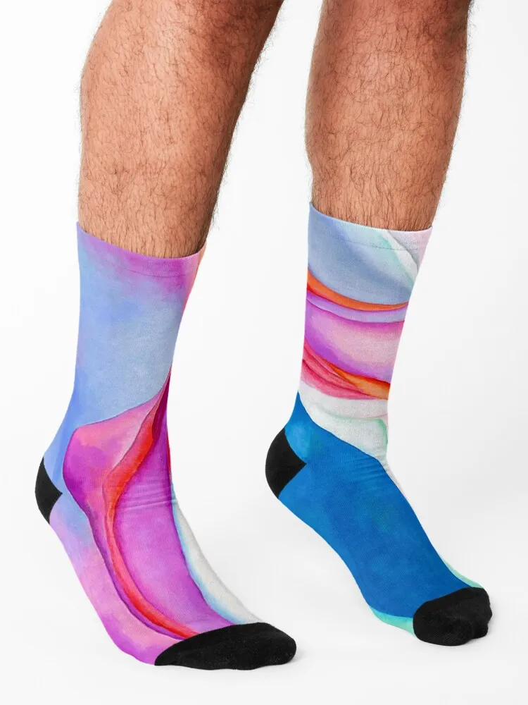 Georgia O’keeffe Socks winter thermal sport Stockings Children's Socks Ladies Men's