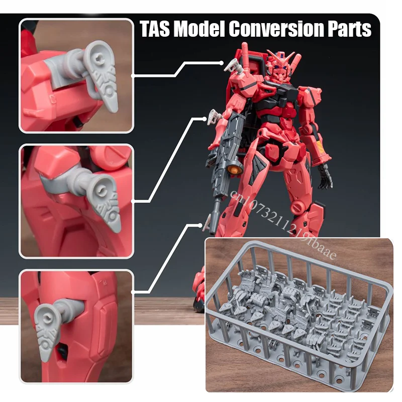 

TAS Model Red GQuuuuuuX HG 1/144 Conversion Parts Bits-2 Pieces Modeling Hand gMS-α 3D Print Highly Accurate Resin Parts DIY