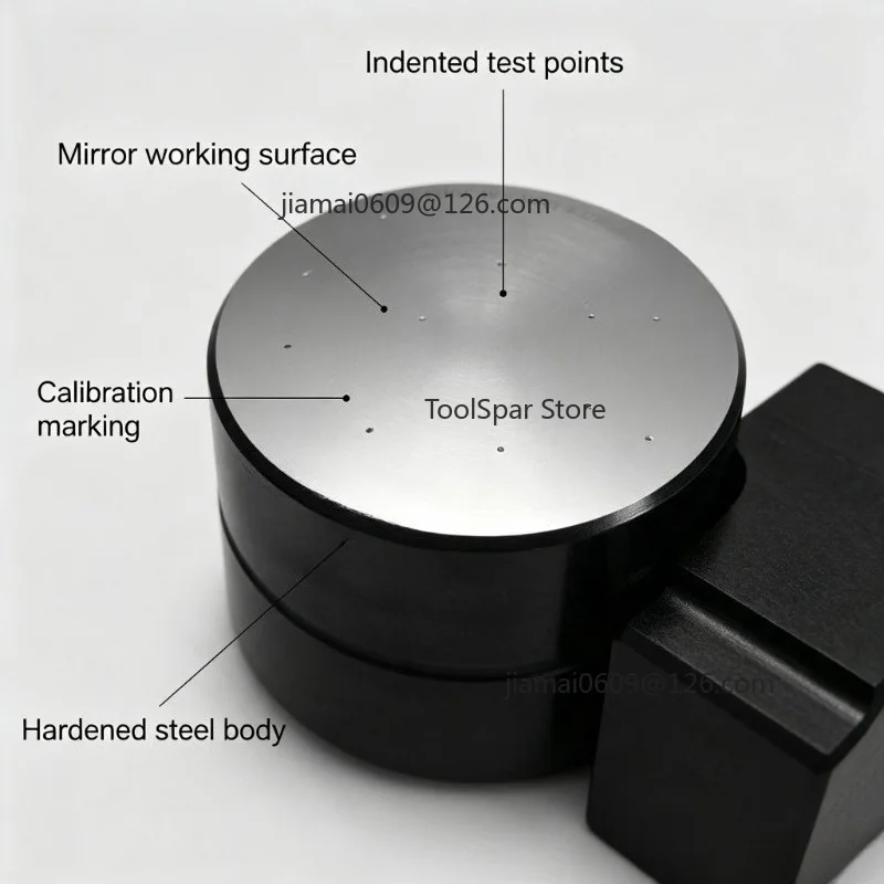 HLD HLG Standard Hardness Block, Calibration Test Block for Metal Forging/Casting Tester