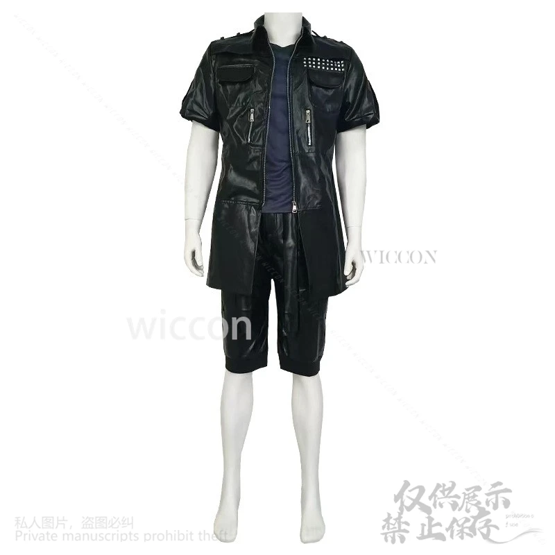 أزياء Nokutisu Rushisu Cheramu أنيمي لعبة FF التأثيرية أزياء الخيال القوطي الشرير Y2K Jirai Kei برشام القمم والسراويل الباروكات حسب الطلب