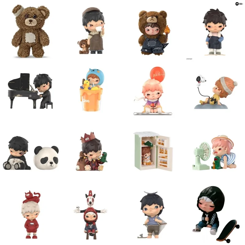 POP MART Hirono Limit Hanging Card Series 100% Original Blind Box Trendy Toy Figure Desktop Decoration Model Mystery Box Gift