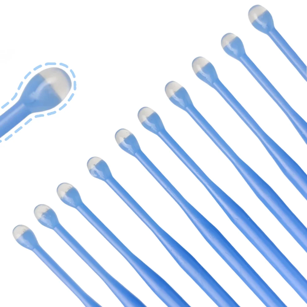 

10PCS Dental Adhesive Applicator Tips - Disposable Micro Brushes for Crown Cement, Porcelain Veneer Bonding & Denture Fixation