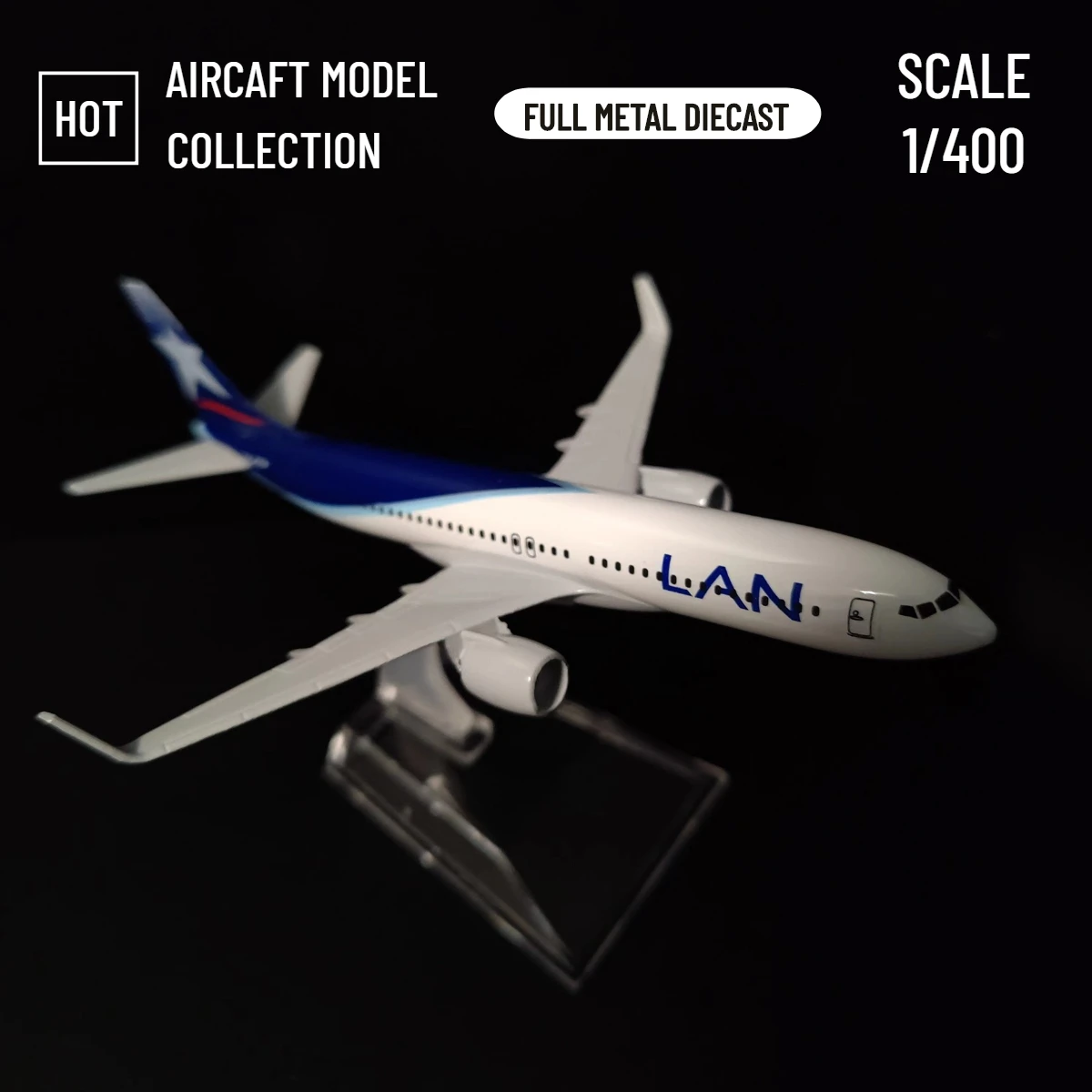 Scale 1:400 Metal Aiplane Replica 15cm LAN LATAM Airlines Model Aviation Miniature Xmas Kids Room Decor Gift Toys for Boys