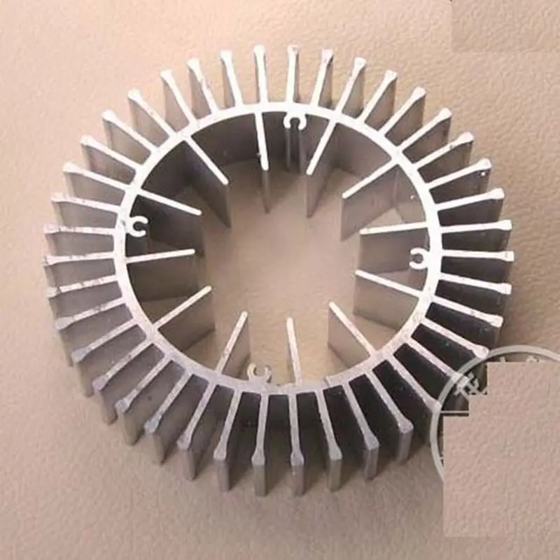 1pcs 100x65mm 25W Sunflower heat sink aluminum alloy round radiator aluminum LED heat sink customize