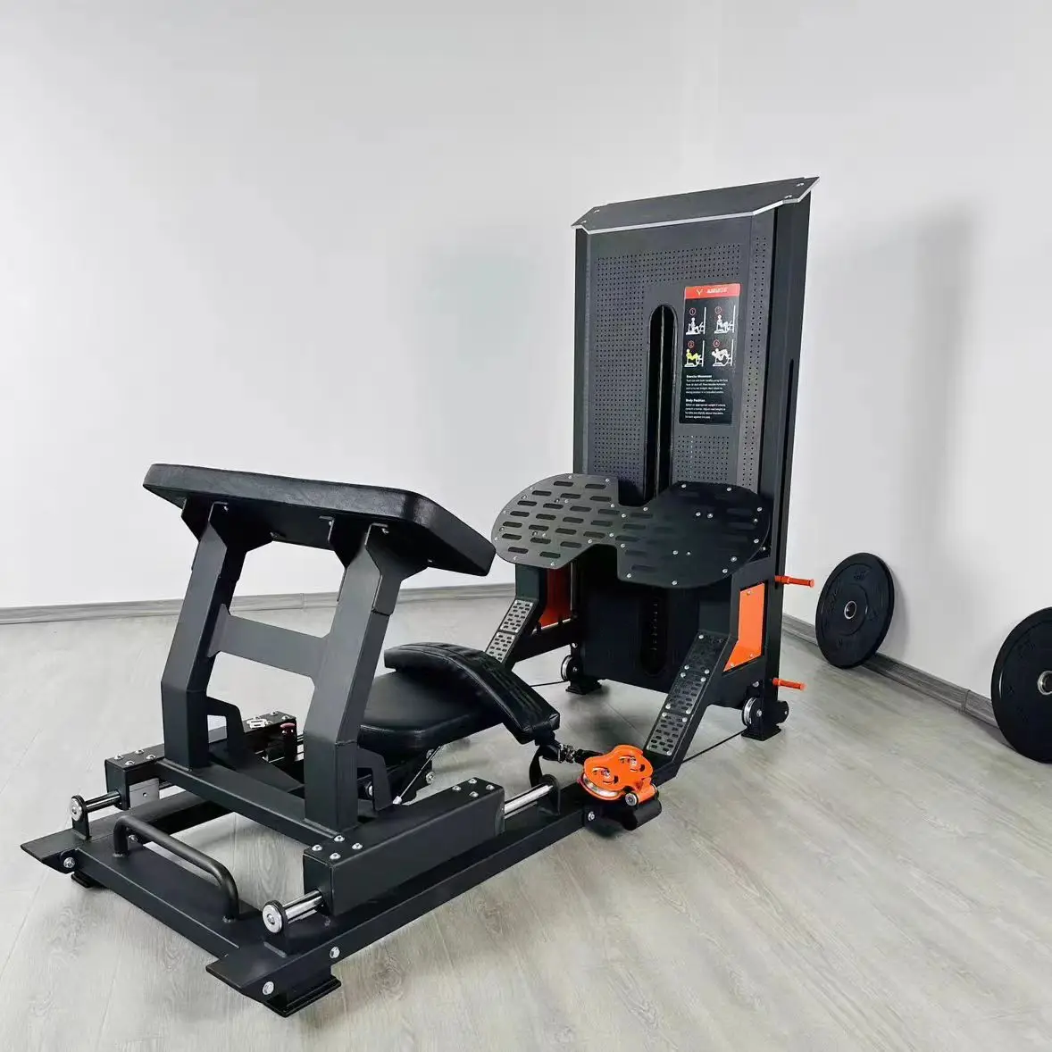 Equipo de gimnasio comercial, entrenador de sentadillas de rinoceronte de cadera de acero y Metal, máquina de entrenamiento de empuje de cadera para ejercicio, recién