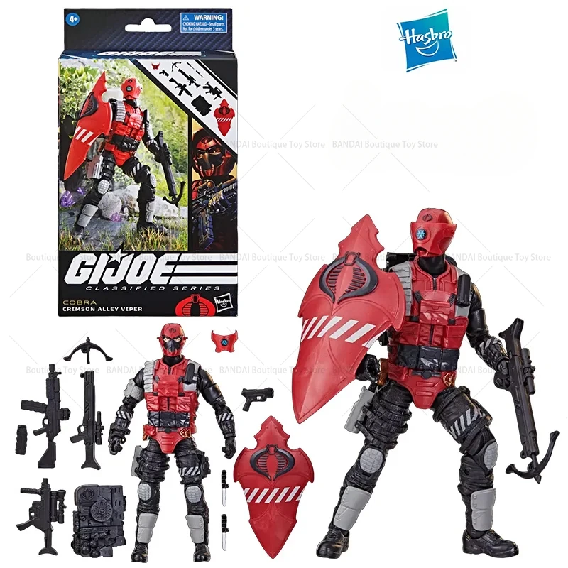 

Hasbro G.I.JOE Classified Series 91 Crimson Alley Viper 16Cm Anime Original Action Figure Model Toy Birthday Gift Collection