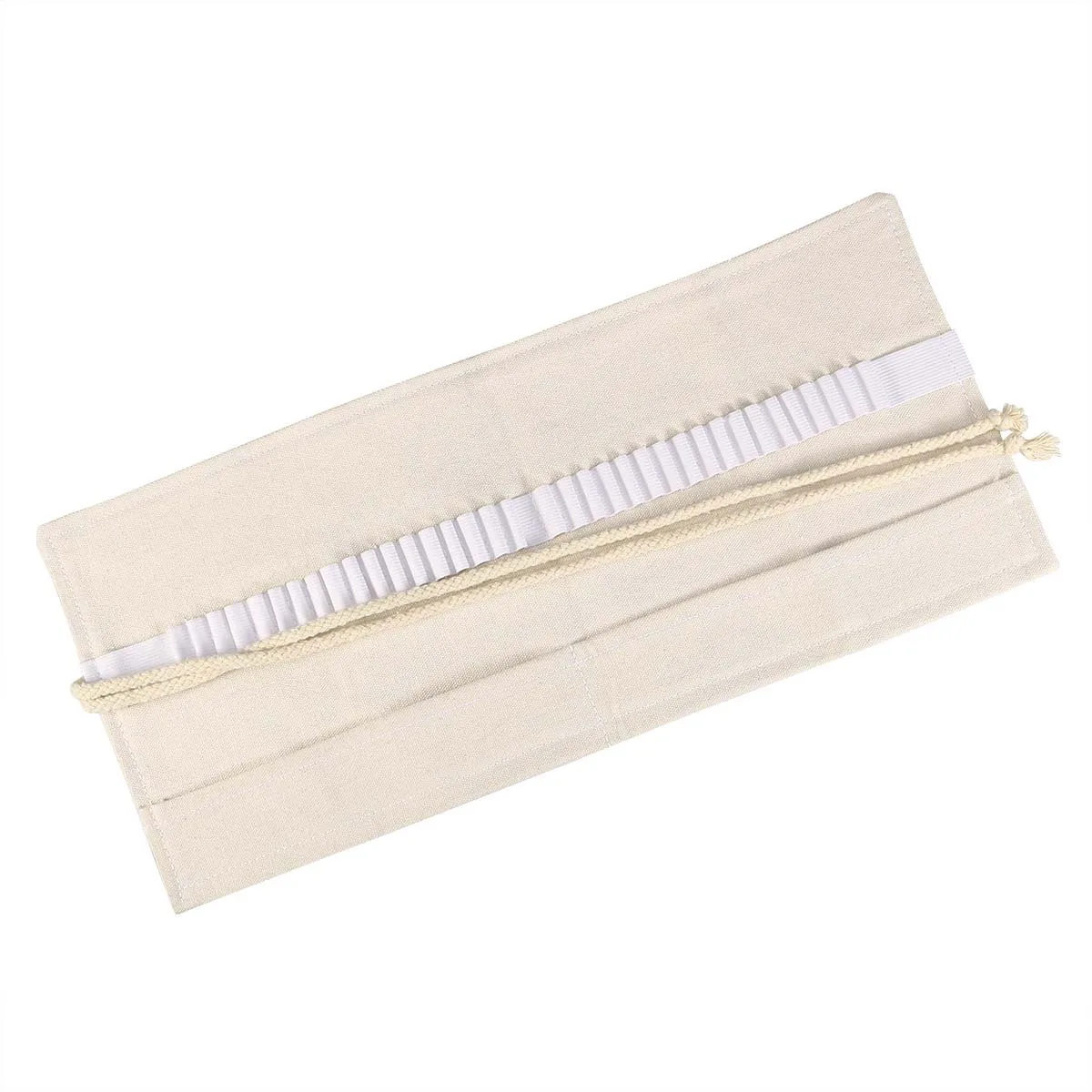 

Stylish Roll Up Pencil Organizer Canvas Pen Bag Portable Design for Artists Writers Students Protects from Breakage