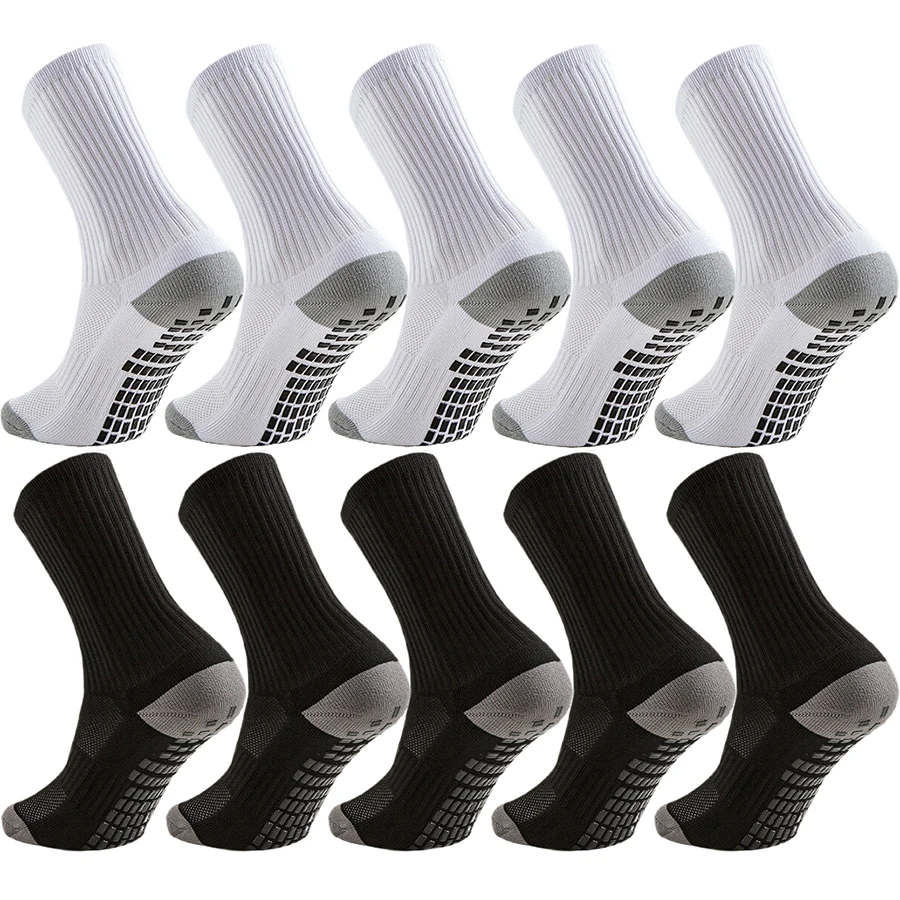 

10Pairs Non-Slip Grip Socks Men Women Football Basketball Baseball Rugby Soccer Cycling Running Breathable Shockproof Athletic