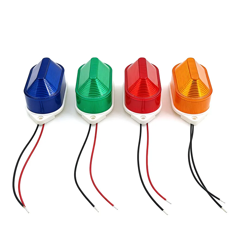 

4pcs TB40 N-3051 LED Strobe Light 4Pcs IP44 Warning Alarm Lamp 12V 24V 220V Signal Indicator for Vehicle Boat Marine