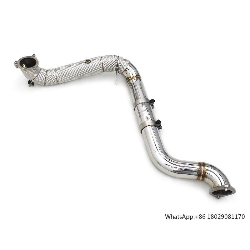 

Downpipe for Mercedes-Benz A35 AMG W177 2.0T 2020-2023 Exhaust Pipe Stainless Steel Exhaust Downpipe Without Catalyst